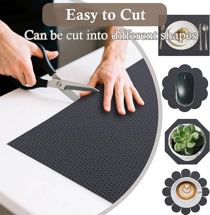 Shelf Liner for Kitchen Cabinet 18 Inch Wide X 20 Ft Non-Slip Drawer Mat - Image 4
