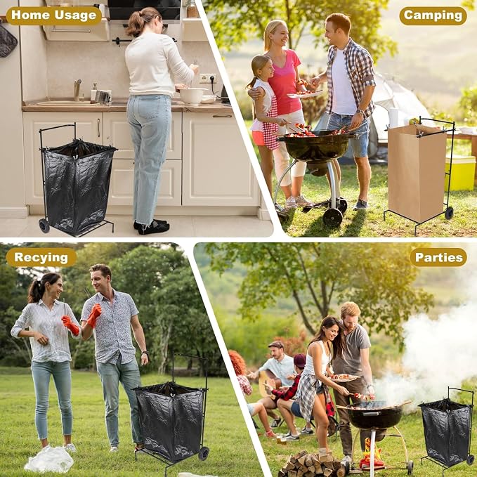 Heavy Duty Portable Trash Bag Holder - Image 7