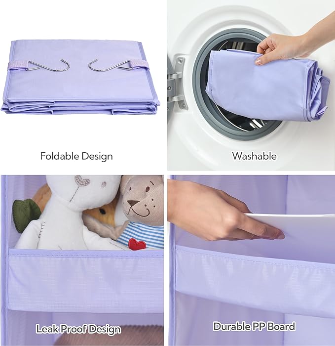 GRANNY SAYS 3 Shelf Hanging Closet Organizers and Storage, Collapsible Closet - Image 6