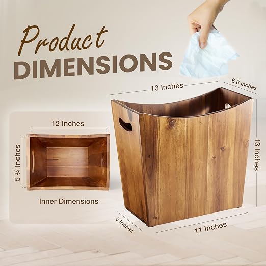3 Gallons Rectangular Wastebaskets - Image 2