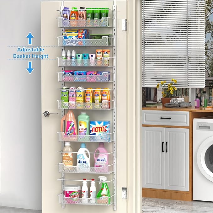 Over the Door Pantry Organizer, 8-Tier Over the Door Organizer - Image 2