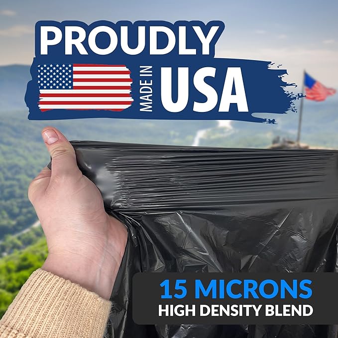 Reli. 30-33 Gallon Trash Bags Heavy Duty | 250 Count Bulk | Black Large Trash - Image 5