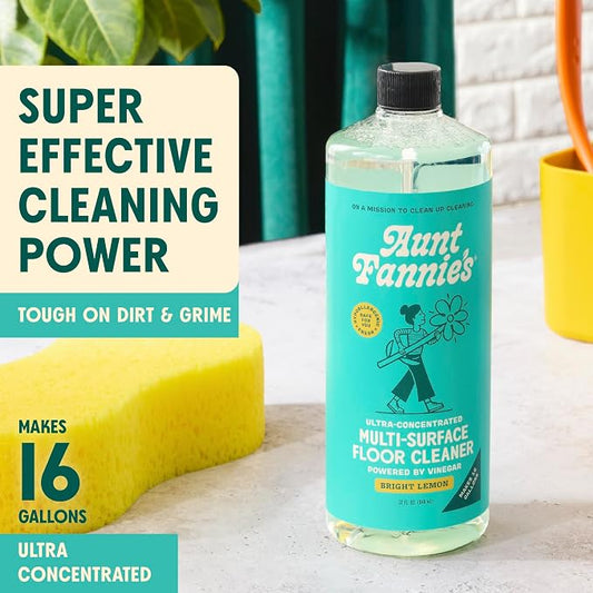 Aunt Fannie's Ultra Concentrated Floor Cleaner Vinegar Wash, Makes 16 Gallons - Image 2