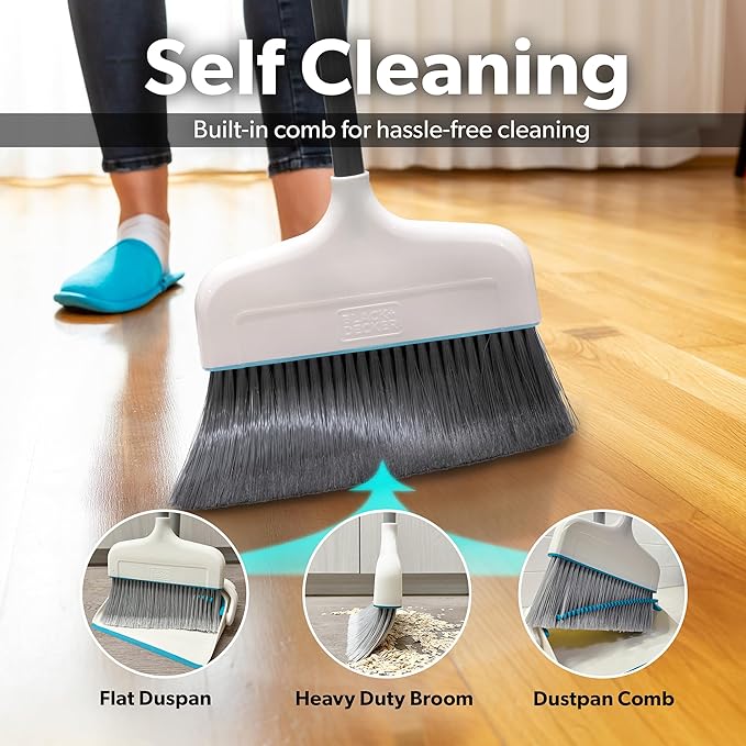 BLACK+DECKER Butler Broom and Dustpan Set - Image 2
