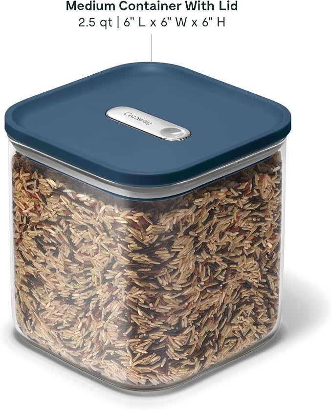 Caraway 2.5qt Glass Airtight Food Storage Container - Image 3