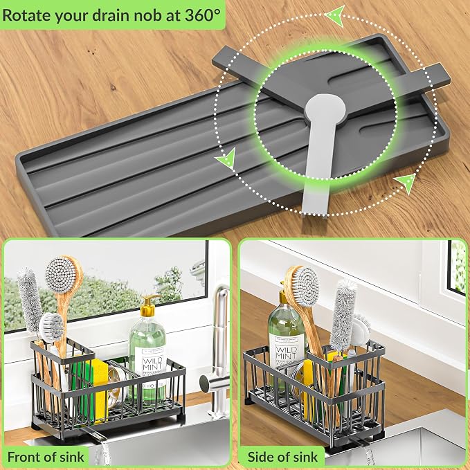 Self-Draining Kitchen Sink Caddy - Image 3