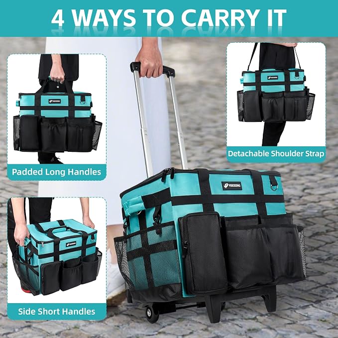 Rolling Cleaning Caddy Bag - Image 4