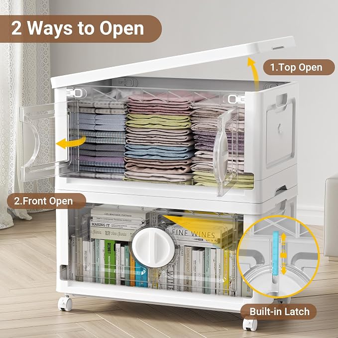 BROVIEW 480Qt Lockable Stackable Storage Bins - Image 5