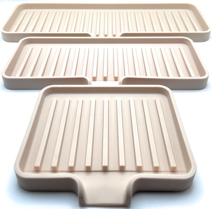 Happitasa Silicone Soap Dish Tray and Sponge Holder - Image 3