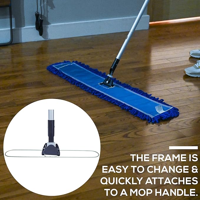 Kleen Handler 36 Inch Commercial Dust Mop Frame - Image 5