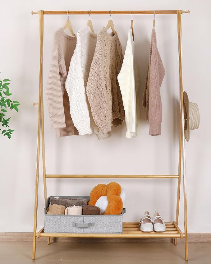 WUIKE Closet Organizers and Storage, Trapezoid Storage Bins, Fabric Closet Bins - Image 7