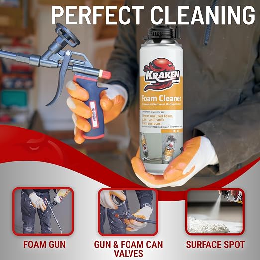 Kraken Bond Spray Foam Gun Cleaner - Image 2
