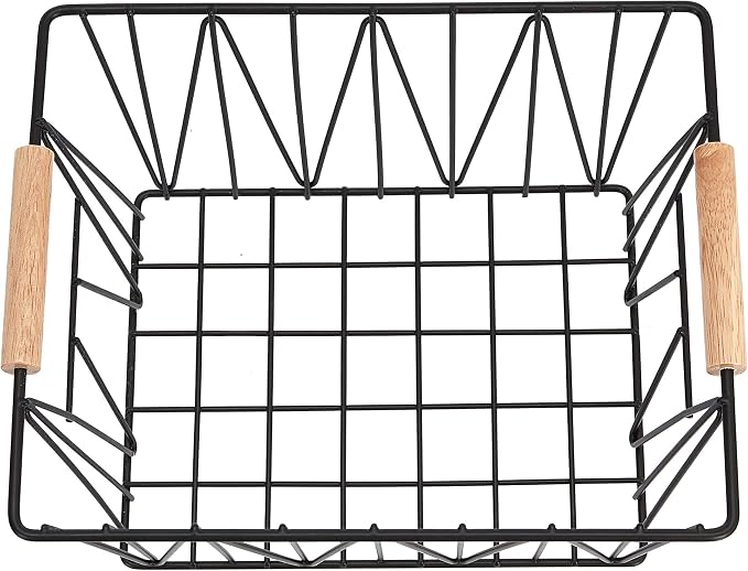 Amazon Basics Rectangular Wire Storage Baskets - Image 3