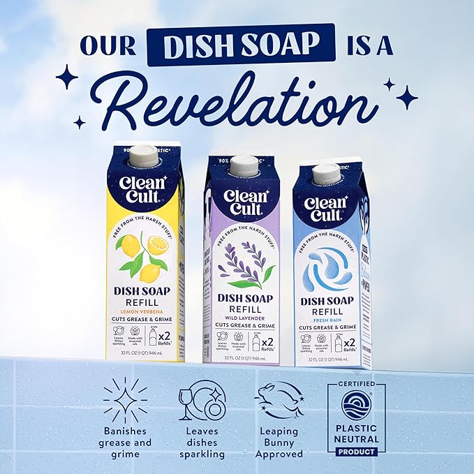 Cleancult Dish Soap Liquid Refill - Image 4