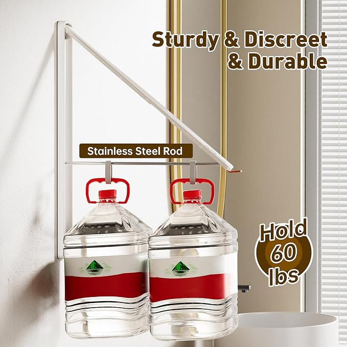 Clothes Drying Rack, Laundry Room Wall Mounted Retractable Clothes Hanger - Image 2