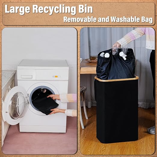 efluky Recycling Bin for Kitchen 26 Gallon, 100L Recycle Bin - Image 5
