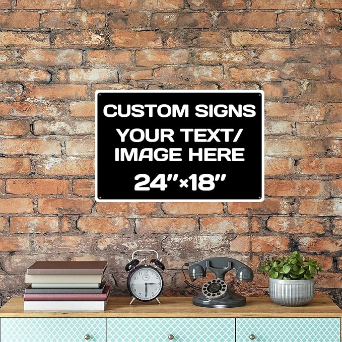 Custom christmas decorations, Aluminum Weatherproof Metal Sign, Optional - Image 7