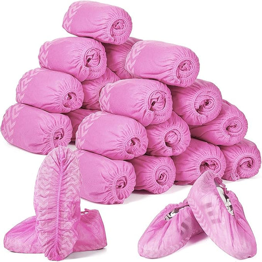 Zhanmai 300 Pack Disposable Shoe Covers Non Slip Disposable Large Foot Booties by Zhanmai
