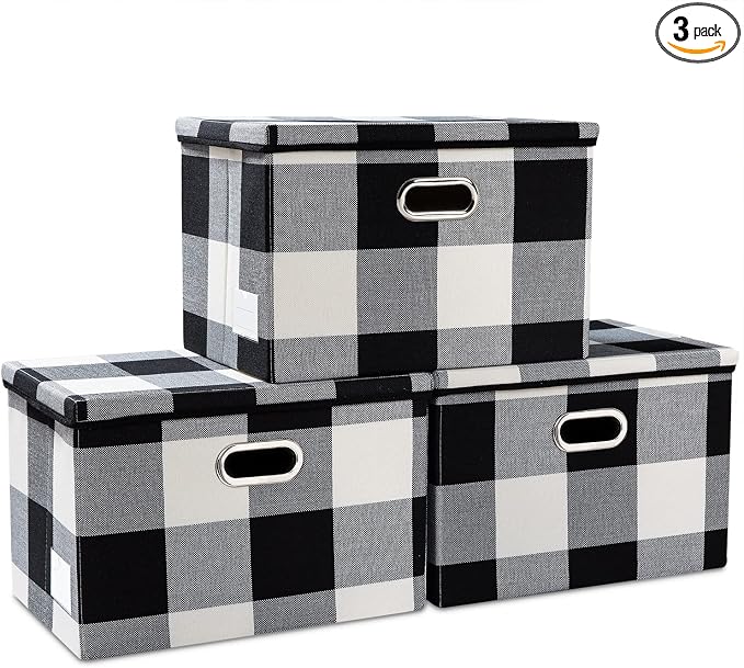 PRANDOM Large Collapsible Storage Bins by Prandom