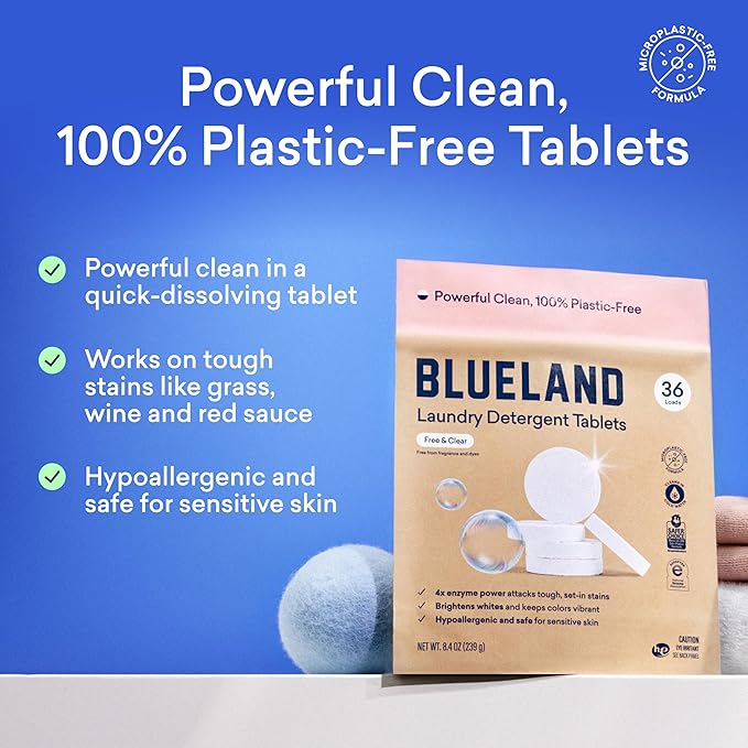 BLUELAND Laundry Essentials Kit, Fragrance Free & Clear - Image 2