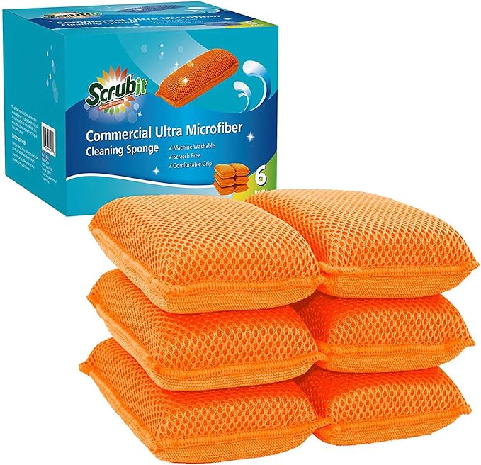 Commercial Miracle Microfiber Kitchen Sponge by Scrub-It - Image 8