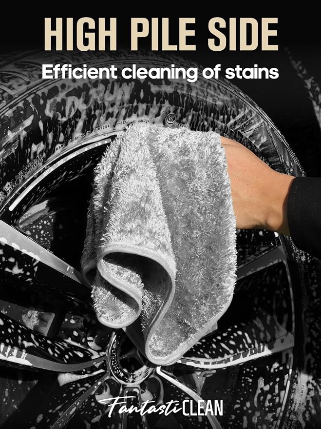 Fantasticlean Microfiber Car Detailing Towels, Car Drying Towel - Image 6