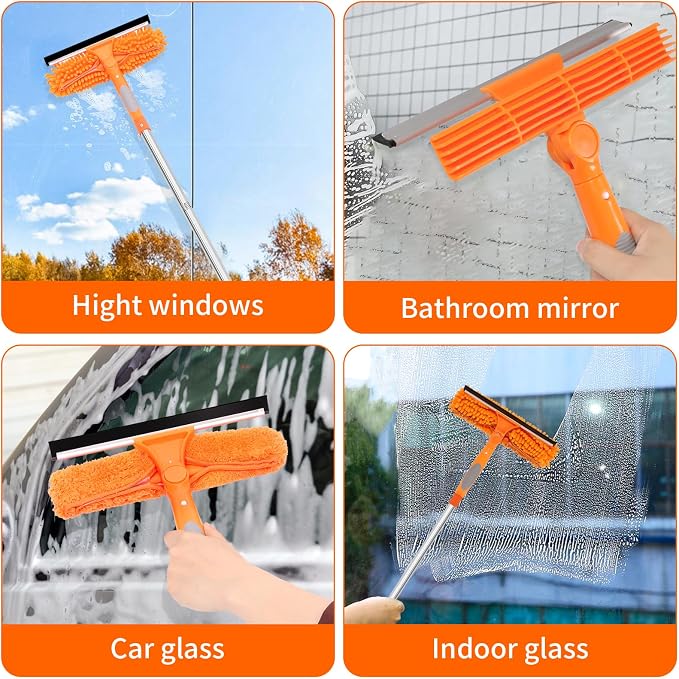 Professional 72'' Window Squeegee Cleaning Washing Tool/Kit - Image 7