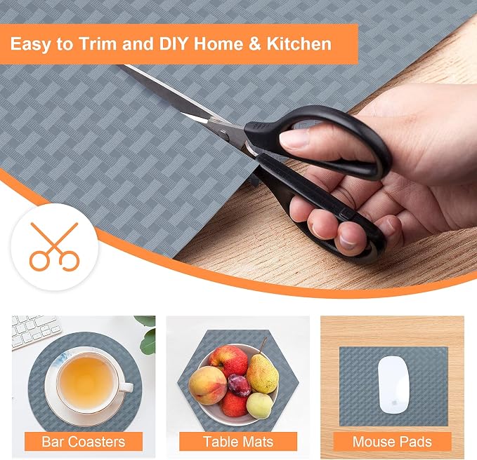 Shelf Liners for Kitchen Cabinets Refrigerator Liners Waterproof & Oil-Proof - Image 6
