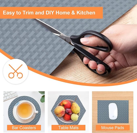 Shelf Liners for Kitchen Cabinets Refrigerator Liners Waterproof & Oil-Proof - Image 2