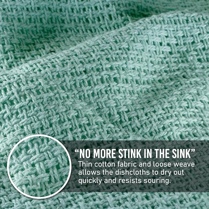 Old Fashion 100% Cotton Dishcloths - Image 2