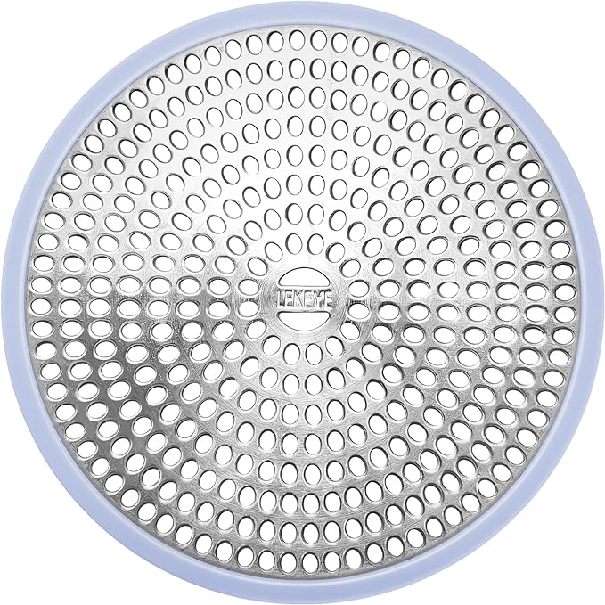 LEKEYE Shower Drain Hair Catcher | Strainer | Shower Stall Drain Cover | by LEKEYE