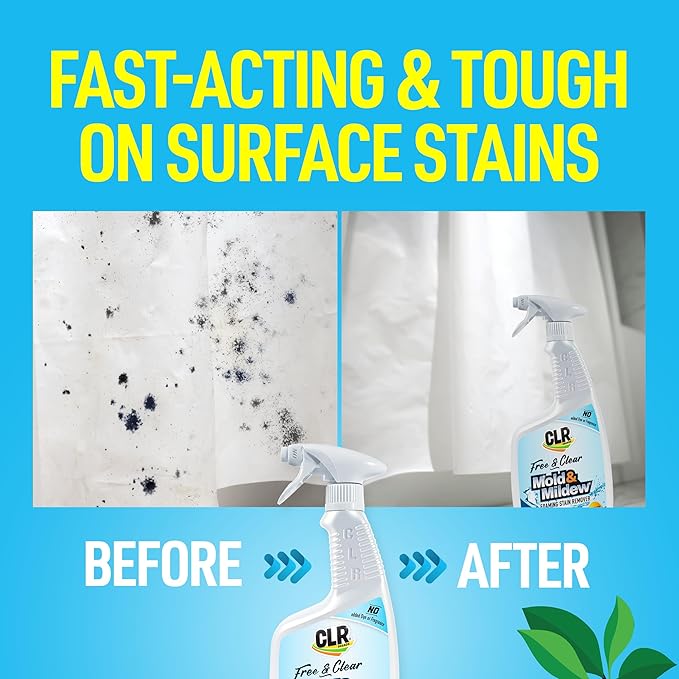 CLR Brands® Mold & Mildew Bleach-Free Free & Clear Stain Remover, No Dyes or - Image 4