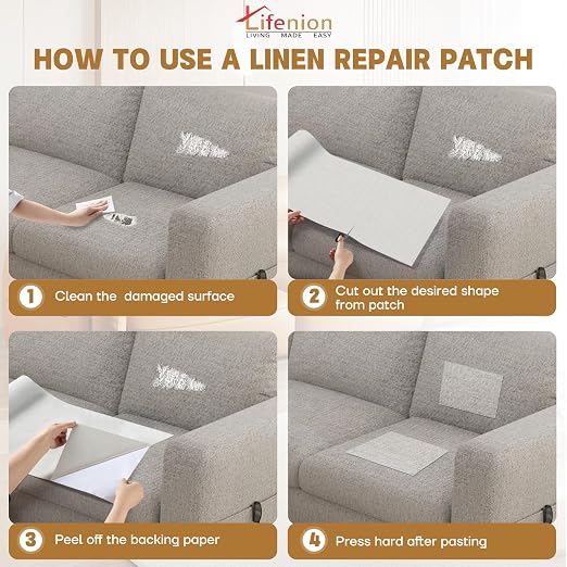 Fabric Repair Patch, Fabric Large Repair Tape, Self-Adhesive Patches - Image 4