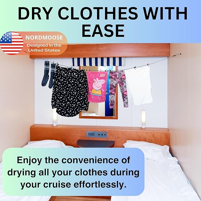 Magnetic Clothesline for Cruise Ship Cabin Approved - Image 4