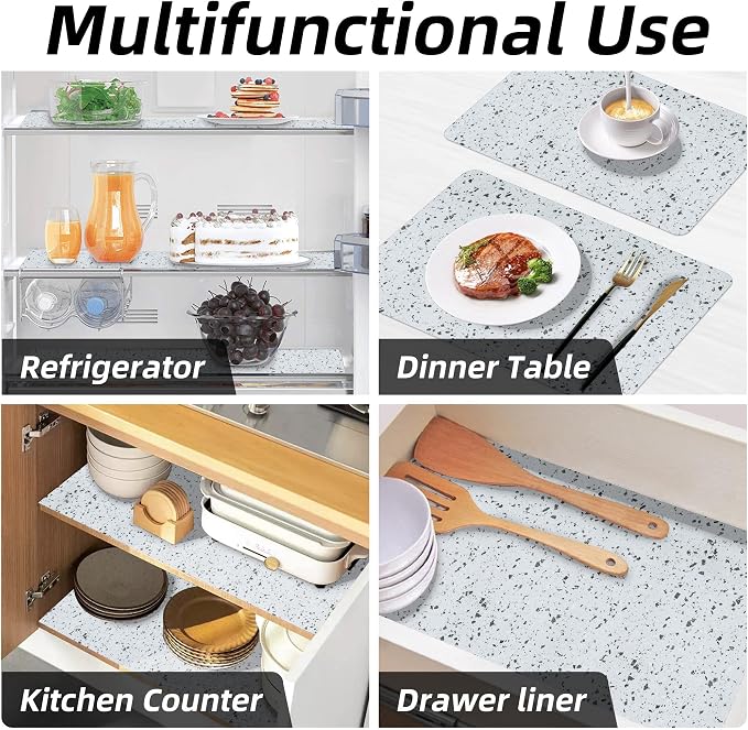 12X360 Inch Shelf Liner for Kitchen Cabinets Non Adhesive Kitchen Drawer Liner - Image 9