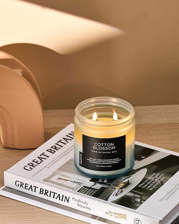 M&SENSE Clean Cotton Scented Candle - Image 7