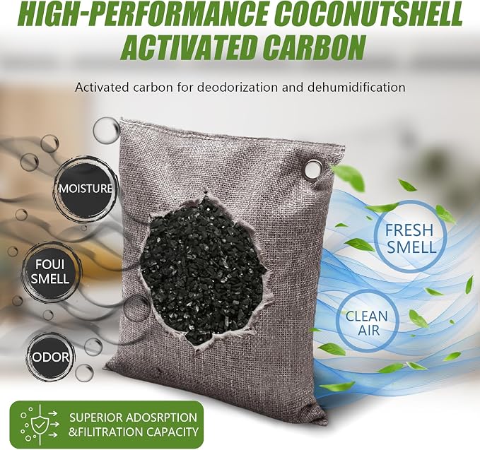 Activated Charcoal Odor Absorber, Odor Eliminator - Image 3