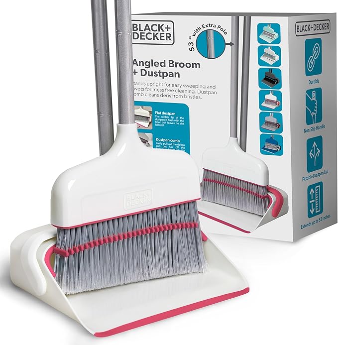 BLACK+DECKER Butler Broom & Dustpan Set by BLACKDECKER