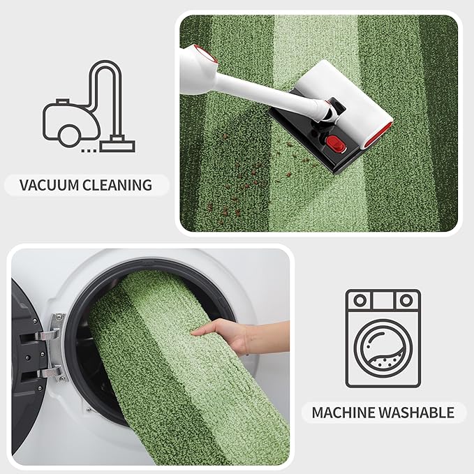Kitinjoy Indoor Outdoor Door Mat, 47x20 Non-Slip Absorbent Dirt Trapper - Image 5