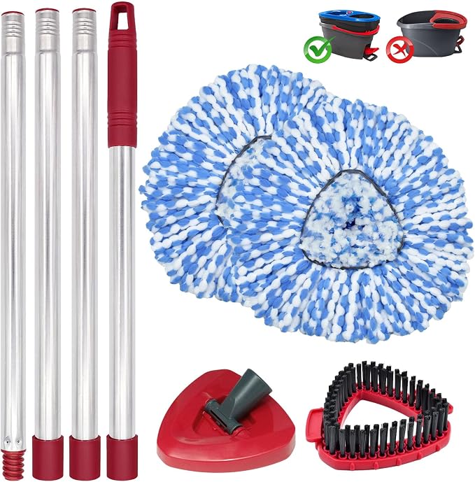 Mop Head Replacement, Mop Handle by DLAIMI
