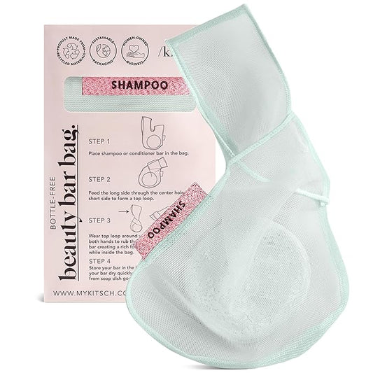 Kitsch Bar Soap Saver Bag – Patented Mesh Bag Soap Holder by Kitsch