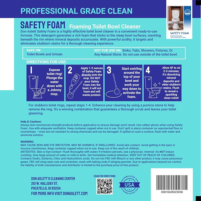 Don Aslett's Complete Toilet Cleaning Set | Includes 32 oz Toilet Cleaner - Image 9