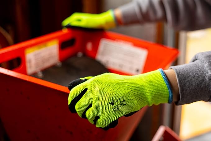 G & F 1516 12 Pairs Pack Premium High Visibility Low emissions Green Work and - Image 6