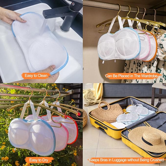 8 Pcs Bra Wash Bags for Laundry - Image 5