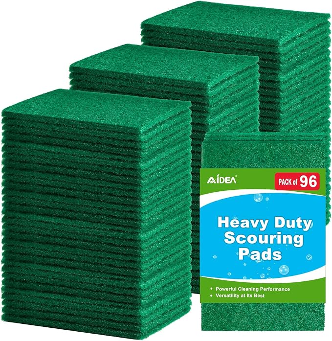 AIDEA Heavy Duty Scouring Pads, Dish Scrubber Pads by AIDEAHOME