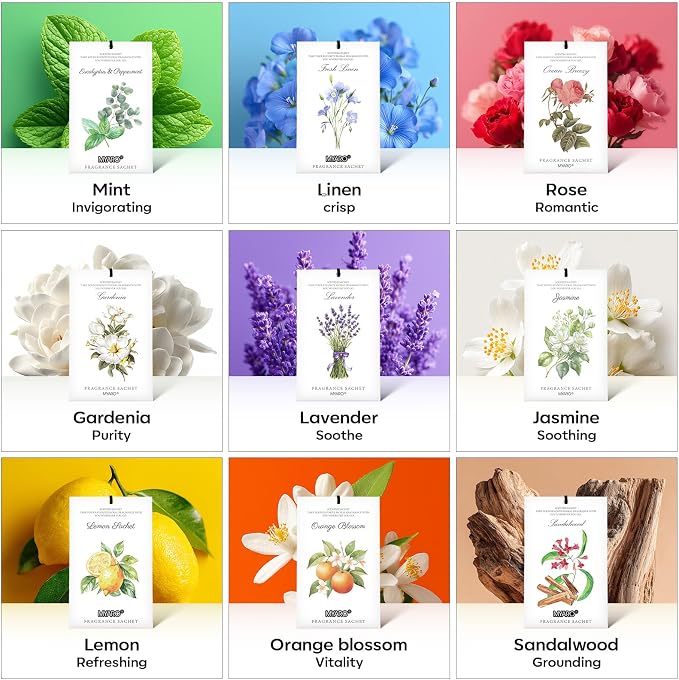 MYARO 12 Packs Lavender Scented Sachets Air Freshener - Image 6
