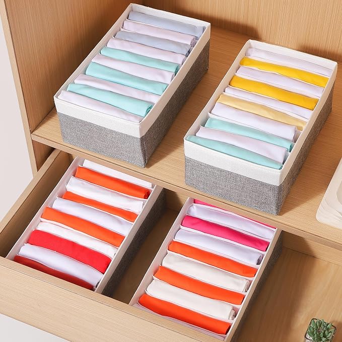 4 Packs T-shirt Drawer Organizers - Image 7