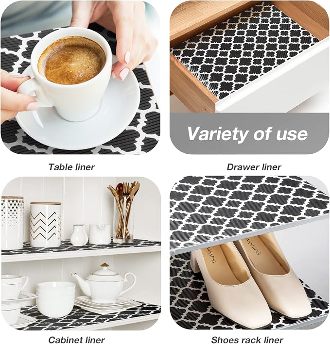 Glotoch Shelf Liners for Kitchen Cabinets 12” x 20 ft, Non Slip Drawer Liner - Image 8