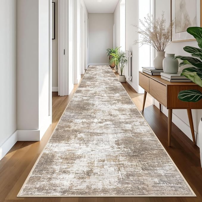 IOHOUZE Abstract Runner Rug 3x20 Ft Extra Long Washable Runners - Image 8