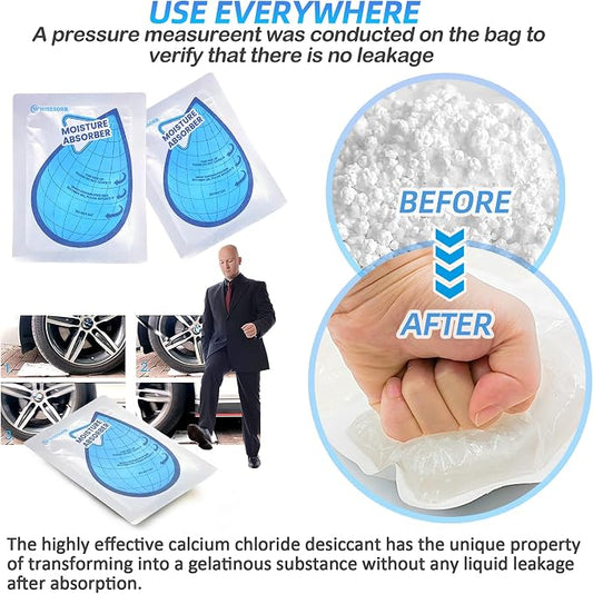 100 Gram 20 Packs Moisture Absorbers, Dehumidifier Bags - Image 2